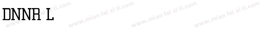 DNNR Light字体转换